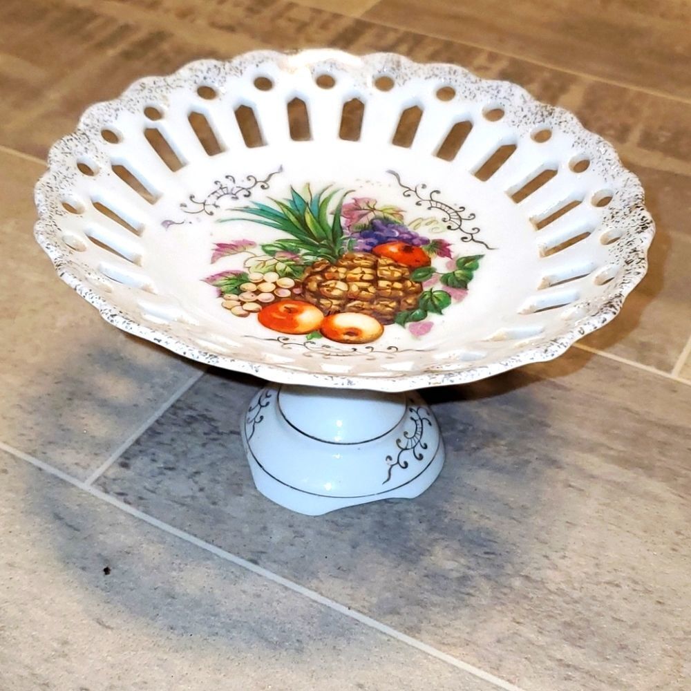 Vintage Betson China Fruit Compote Bon Bon Dish